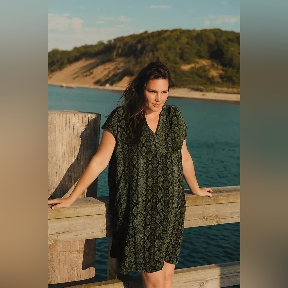 By Anthropologie Rachel Tunic Dress Size Small